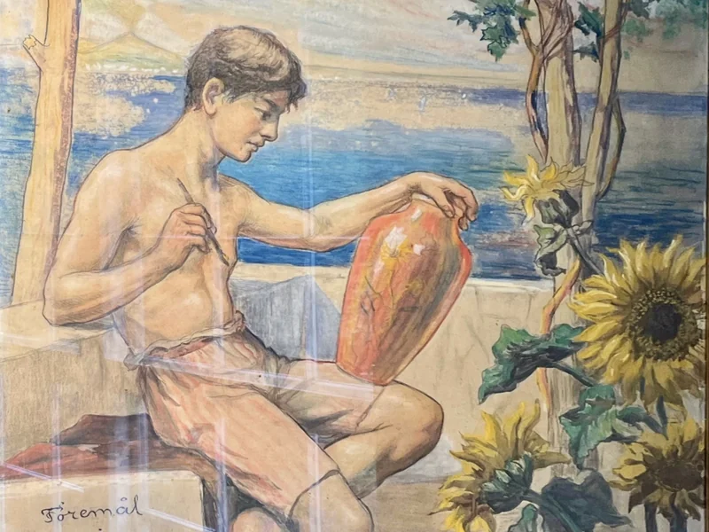 1853-Hjalmar Norrström - Locandina della mostra